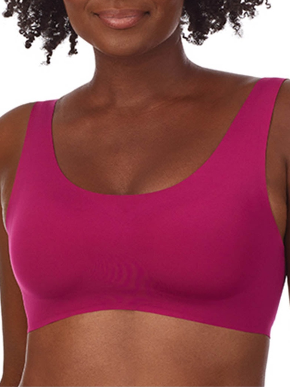 Le Mystere Women Smooth Shape Wireless Bra Mulberry Size 6/small